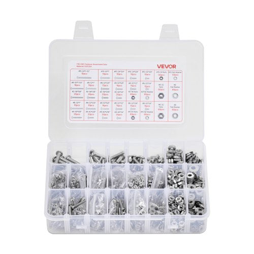 1110 pieces mixed pack stainless steel bolts and nuts for furniture
