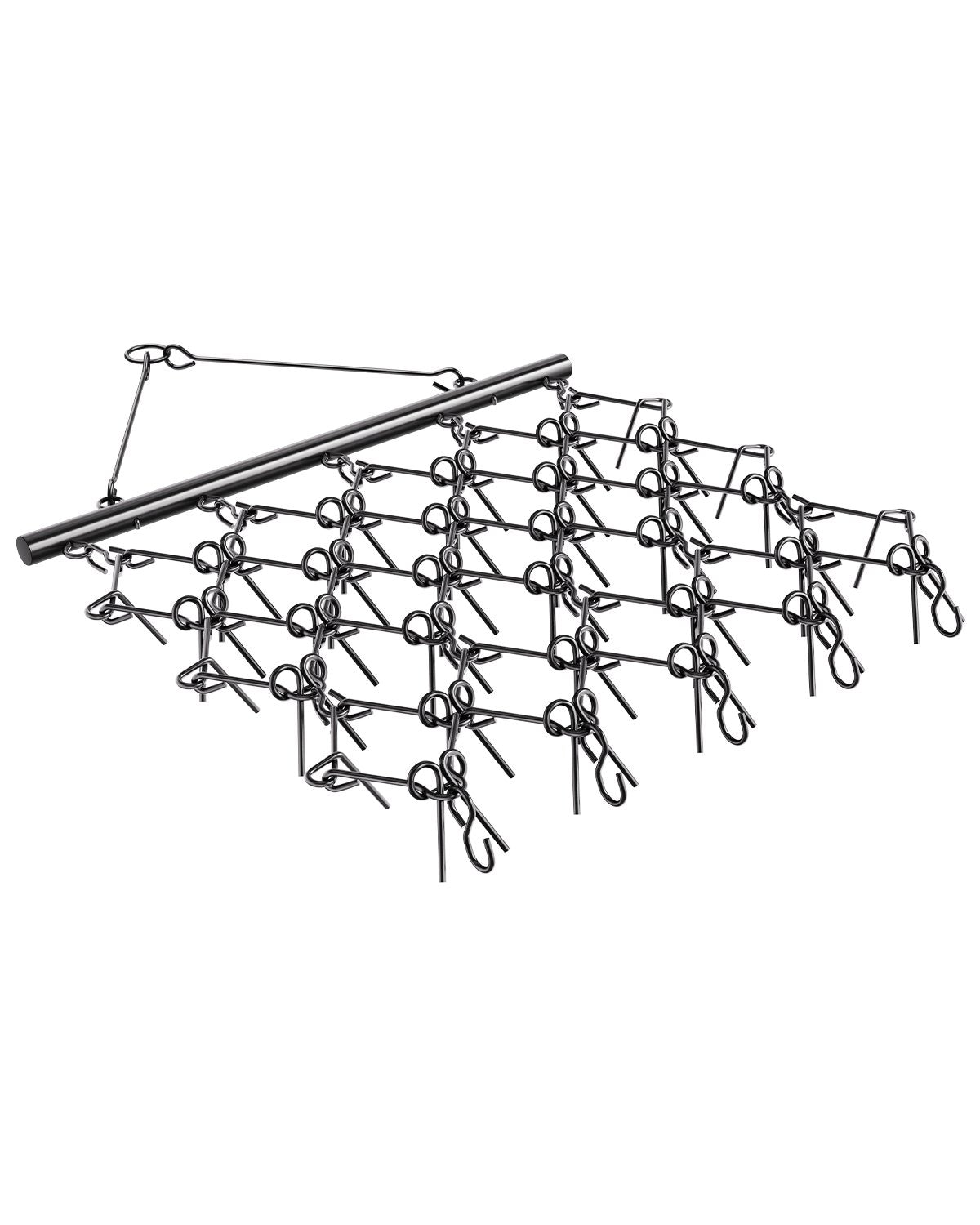 Drag Harrow 5,8 x 4,8 ft Chain Harrow ATV Lawn Rake för landskapsutjämning