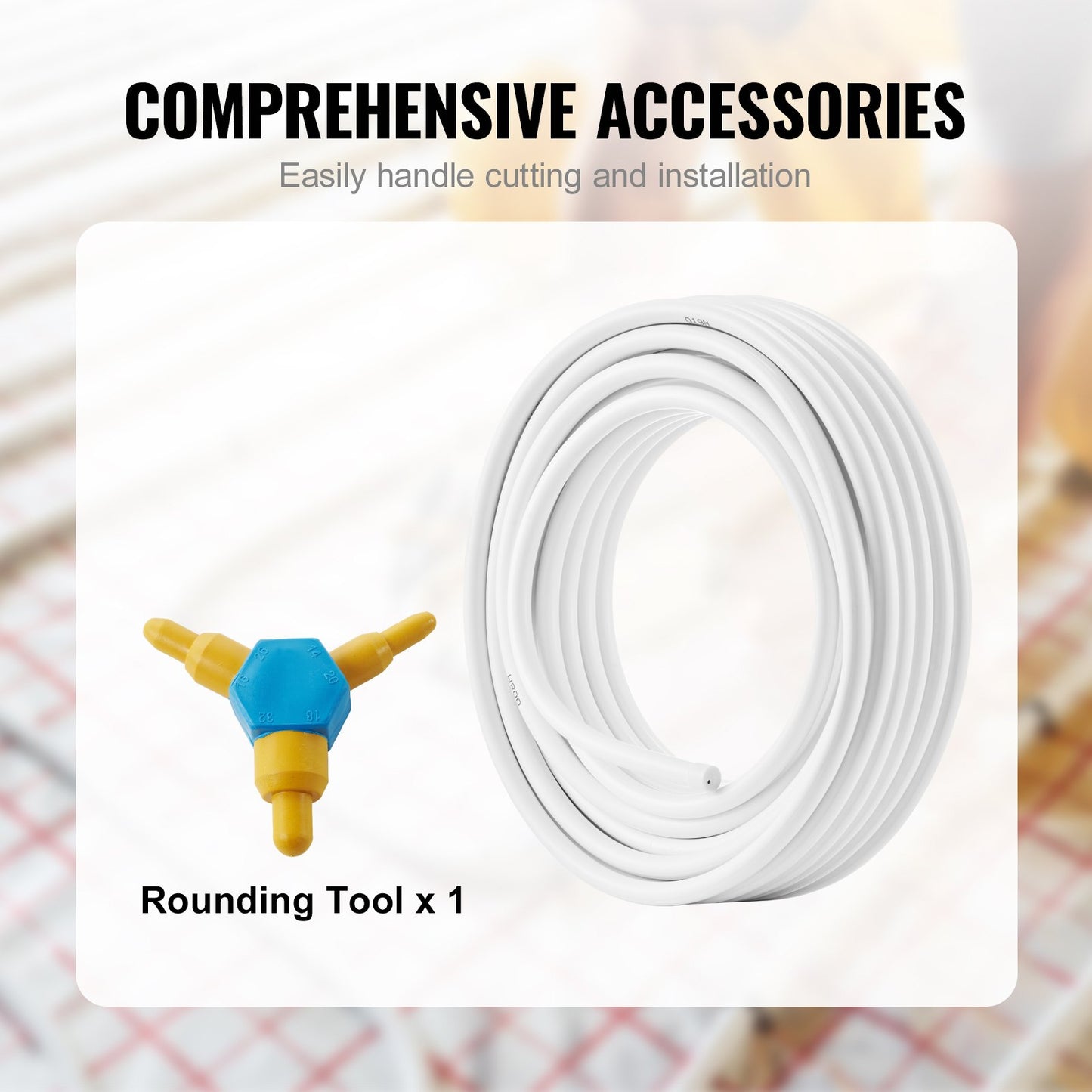 PEX-AL-PEX-rör, 82 fot, 5/8'' Diameter Aluminium-plastkompositrör Syrgasbarriär Strålande golv PEX-rör, 0,08'' Tjocklek Strålningsvärme Golv VVS 25M inre aluminiumlager PEX-rörrör