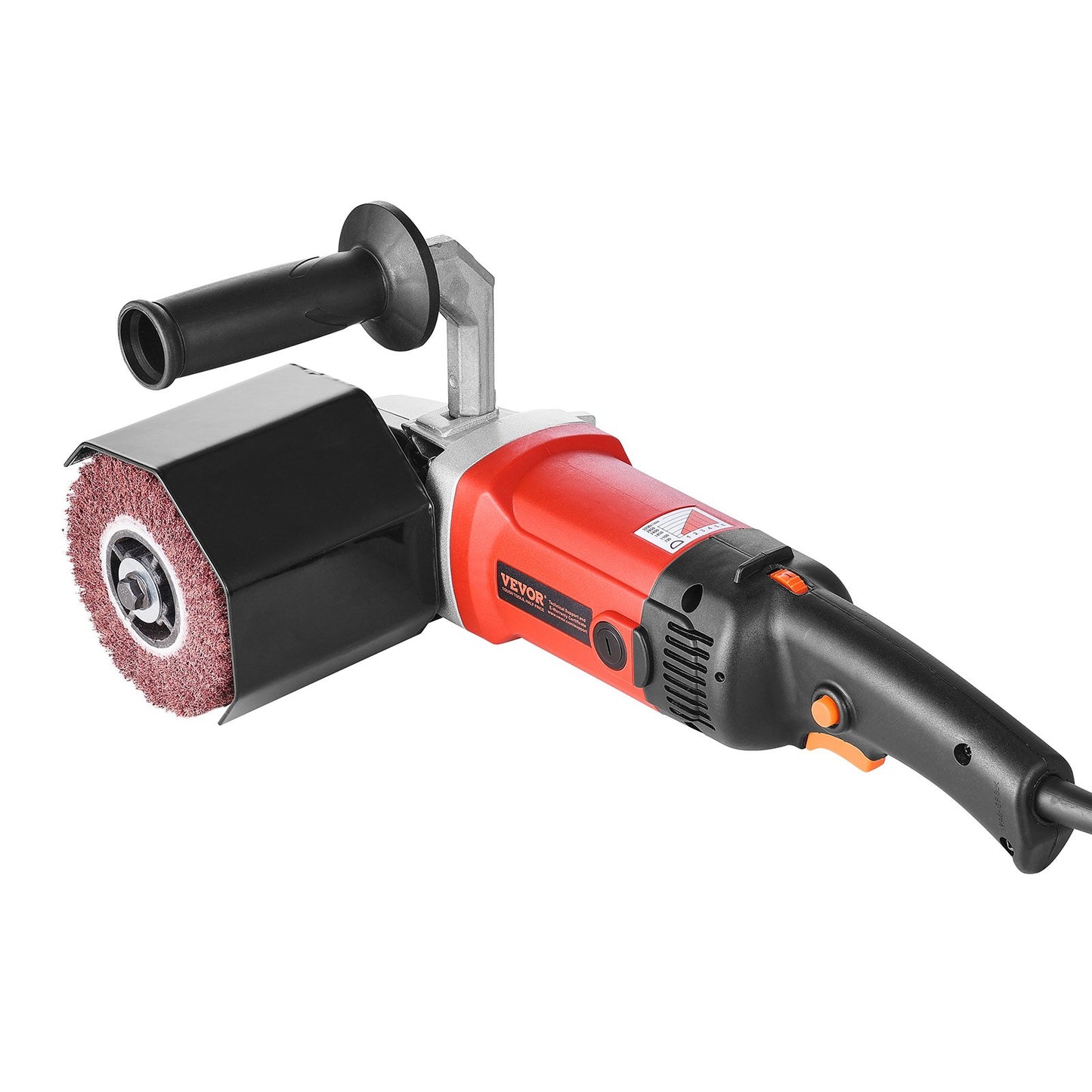 Polerande polermaskin 1200W 6-växlad elektrisk metallpolerare 4 hjul