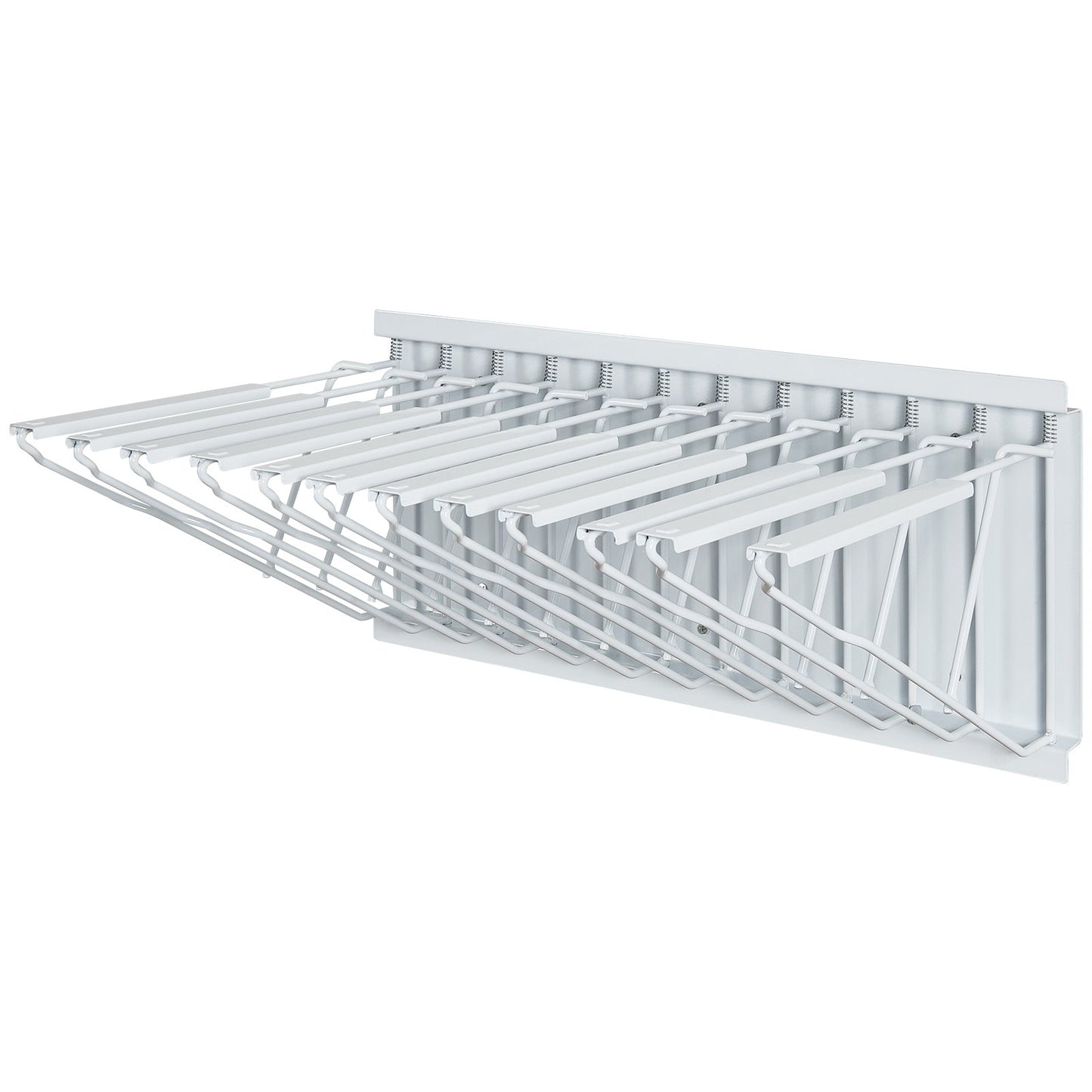 Wall Mount Blueprint Storage Rack Blueprint Hållare med 12 svängbara fästen