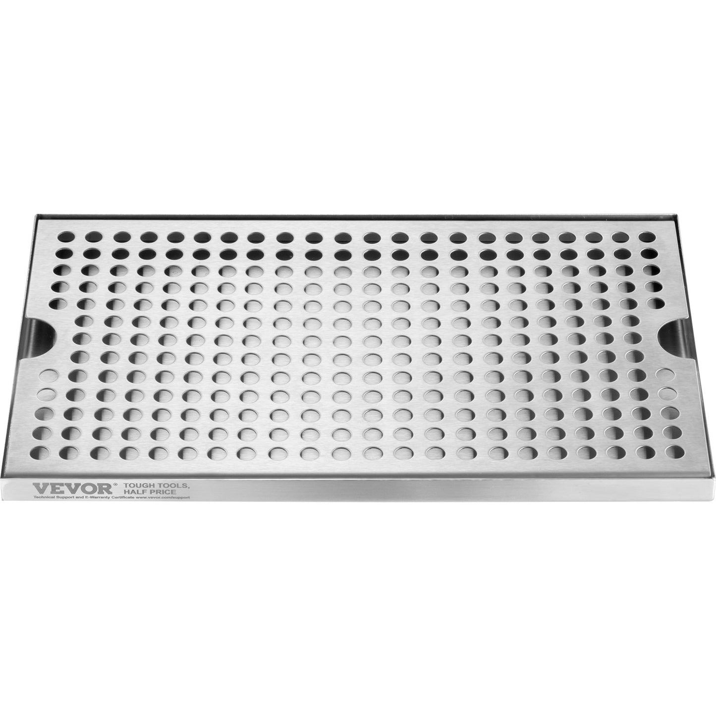Beer Drip Tray 304 Stainless Steel Kegerator Drip Trays with Non-Slip Pads