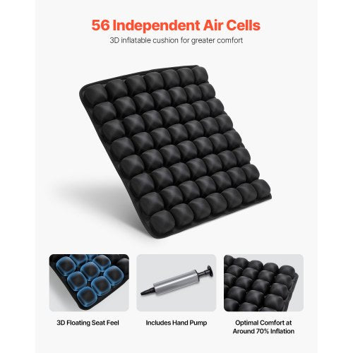 Uppblåsbar Sittkudde 3D Luftcells Sittkudde för Tryckavlastning | EU