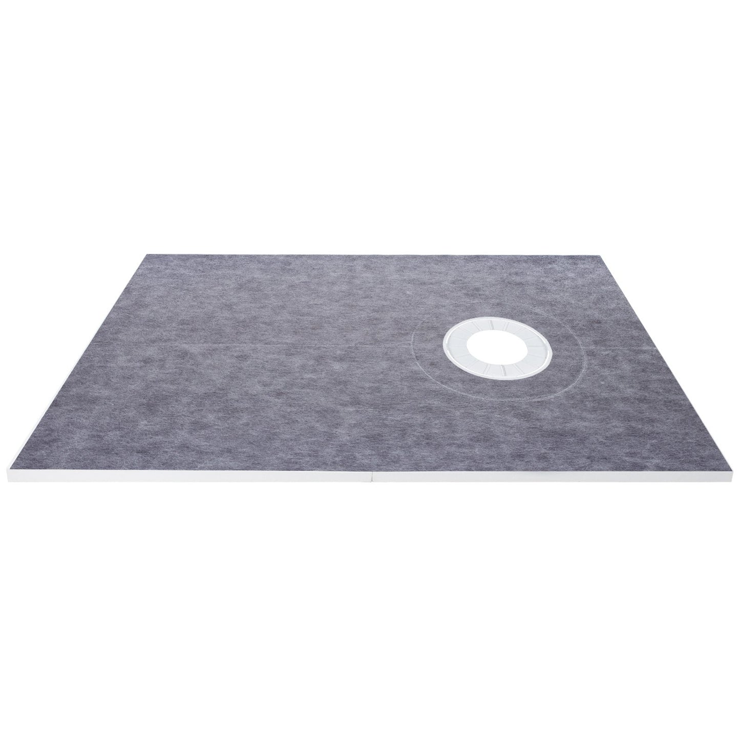 Waterproofing Shower Kit Shower Kit Bricka 38''x60'' med Offset Drain ABS