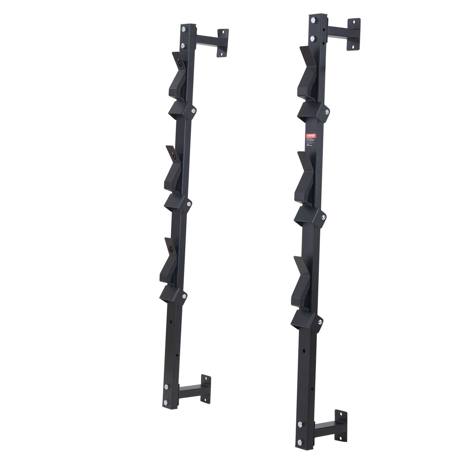 Trimmerställ, 3-places Weeder Trimmer Rack, Trimhållare Trailer Rack med zinklegering lösenordslås, väggmonterad eller monterad på sluten trailer Landskap Weed Eater, par