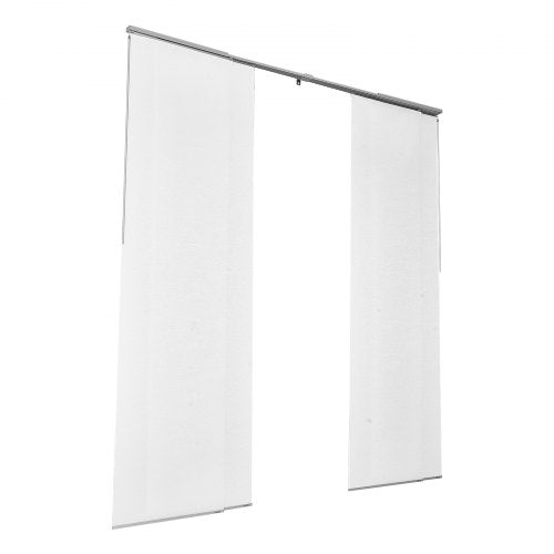 Panelskena Persienner Utdragbara Skenor 116 cm till 218 cm B Kan Kantklippas Vit