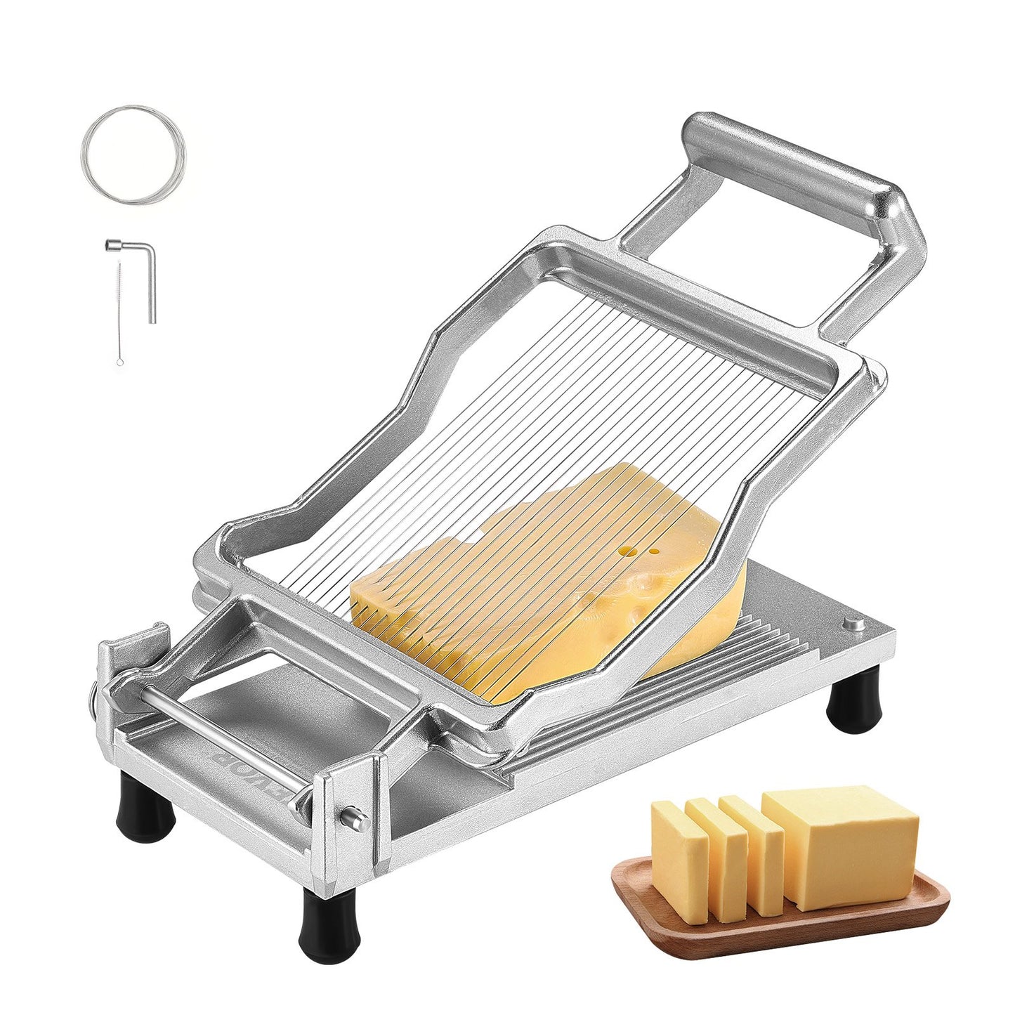 Ostskärare med Wire Cheeser Smörskärning 0,2" tunn ostskärare