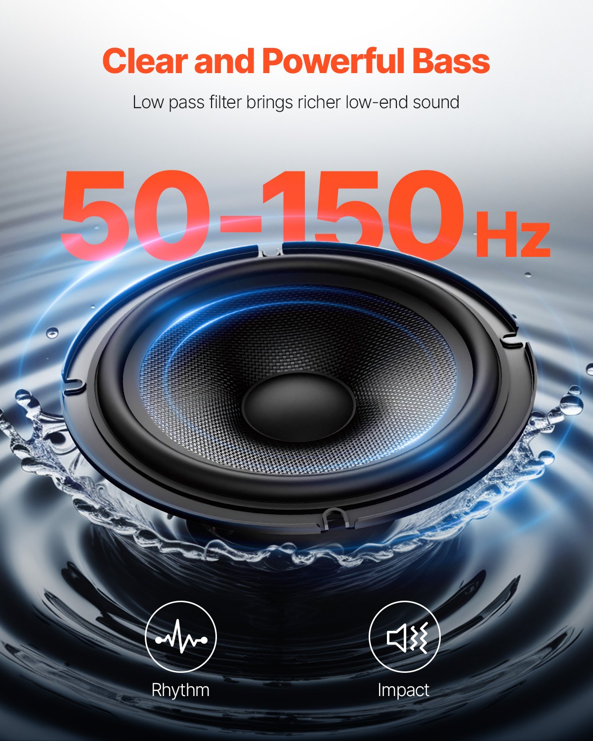 10" 240W undersäte bil subwoofer Slimdriven bil/lastbil subwoofer system
