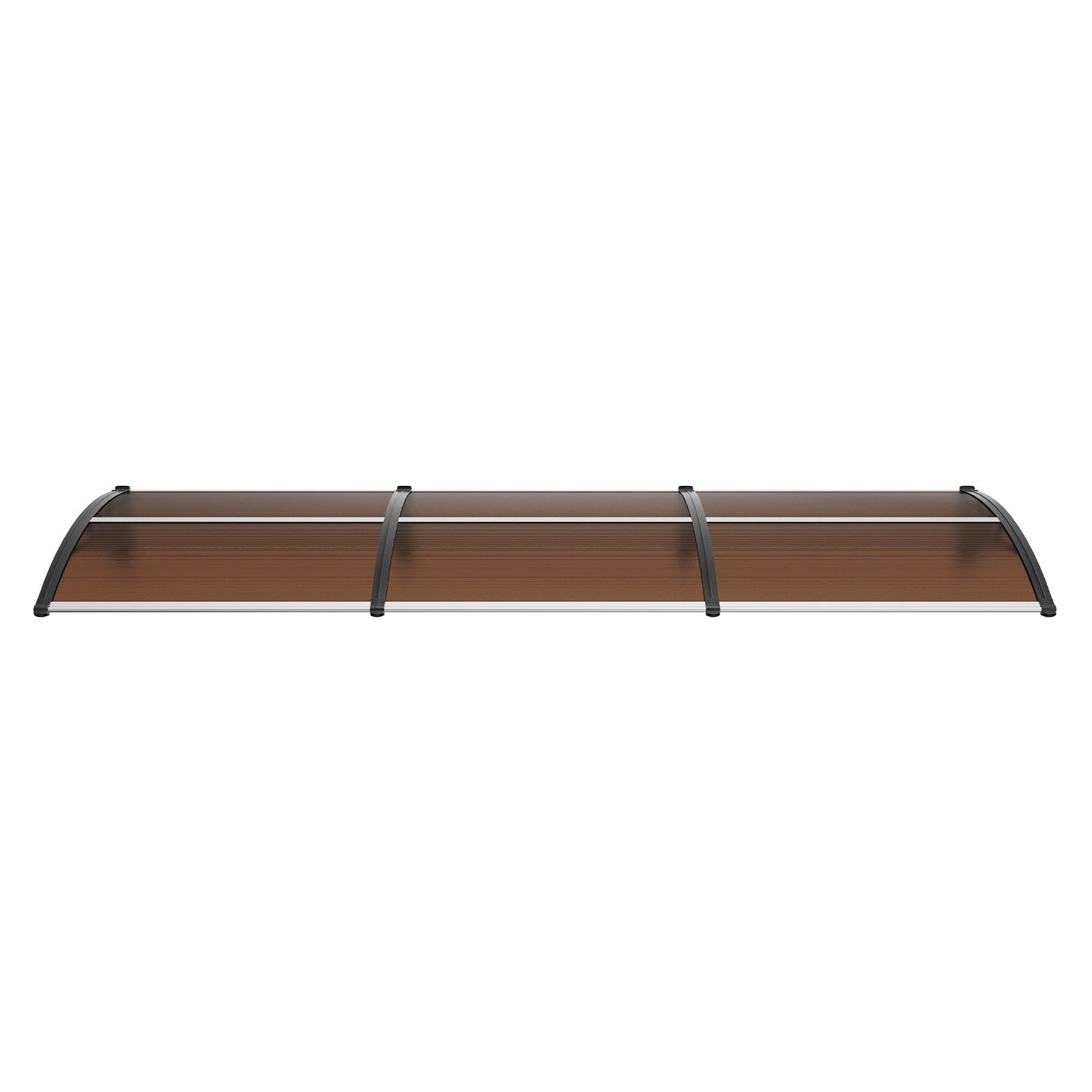Window Door Awning 40" x 120", UPF 50+ Polycarbonate Entry Door Outdoor Window Awning Exterior, Front Door Overhang Awning for Sunroof, UV, Rain, Snow Protection, Hollow Fabric