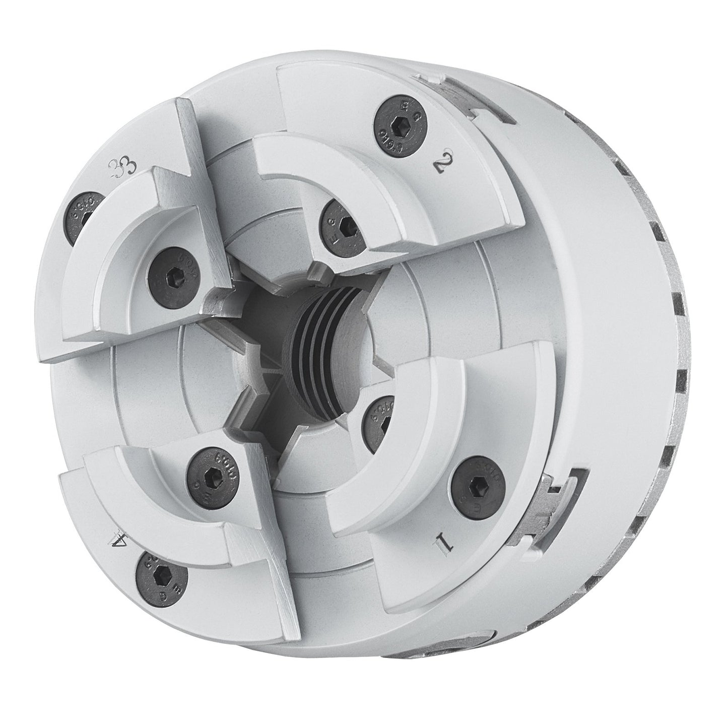 KP96 svarvchuck, 4-käft 3,75" diameter, metallsvarvchuck svarvmaskinstillbehör, självcentrerande verktyg, för svarv, precisionsbearbetning, slipmaskiner, fräsmaskiner