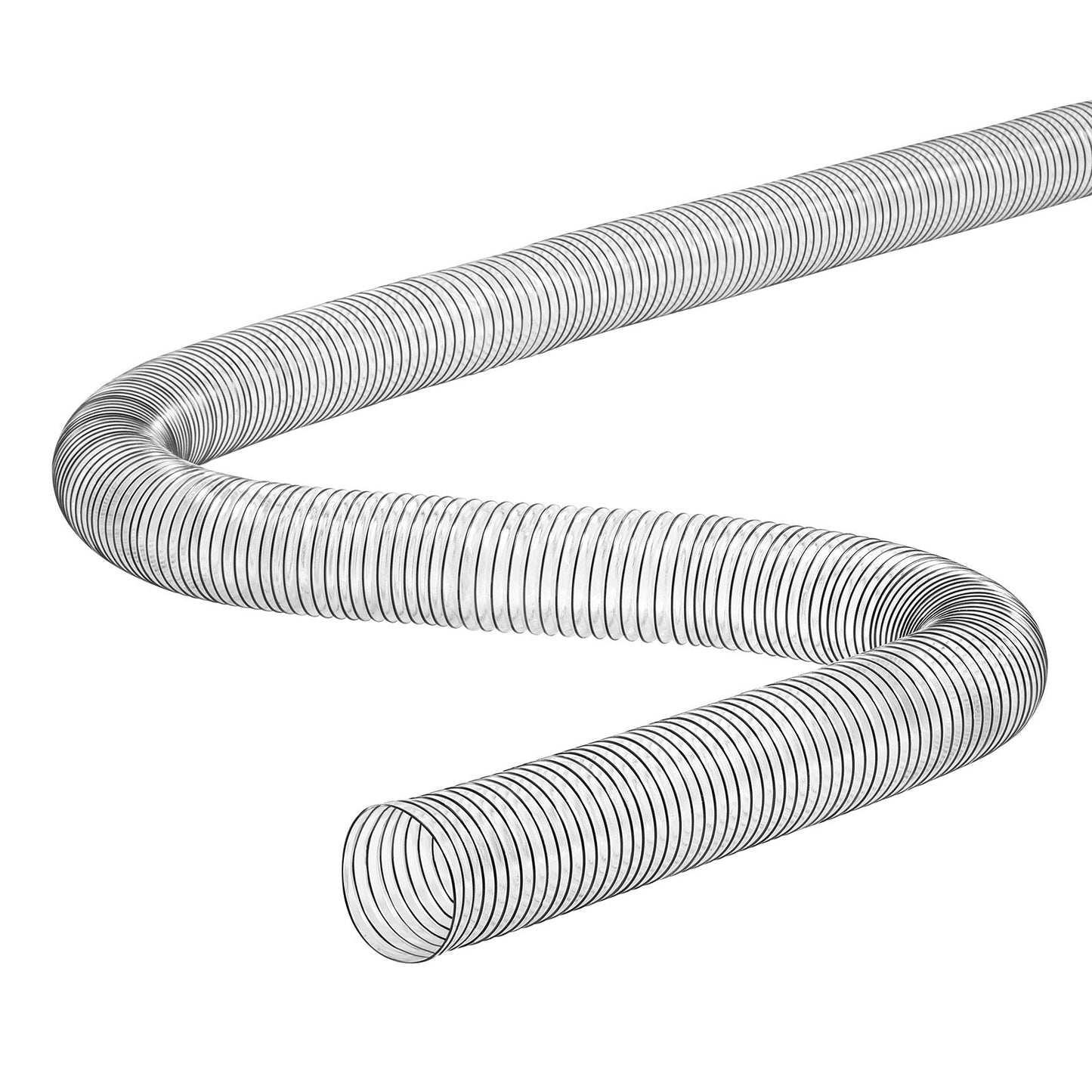 4'' x 50' dammuppsamlingsslang Förtjockad PVC flexibel klar slang