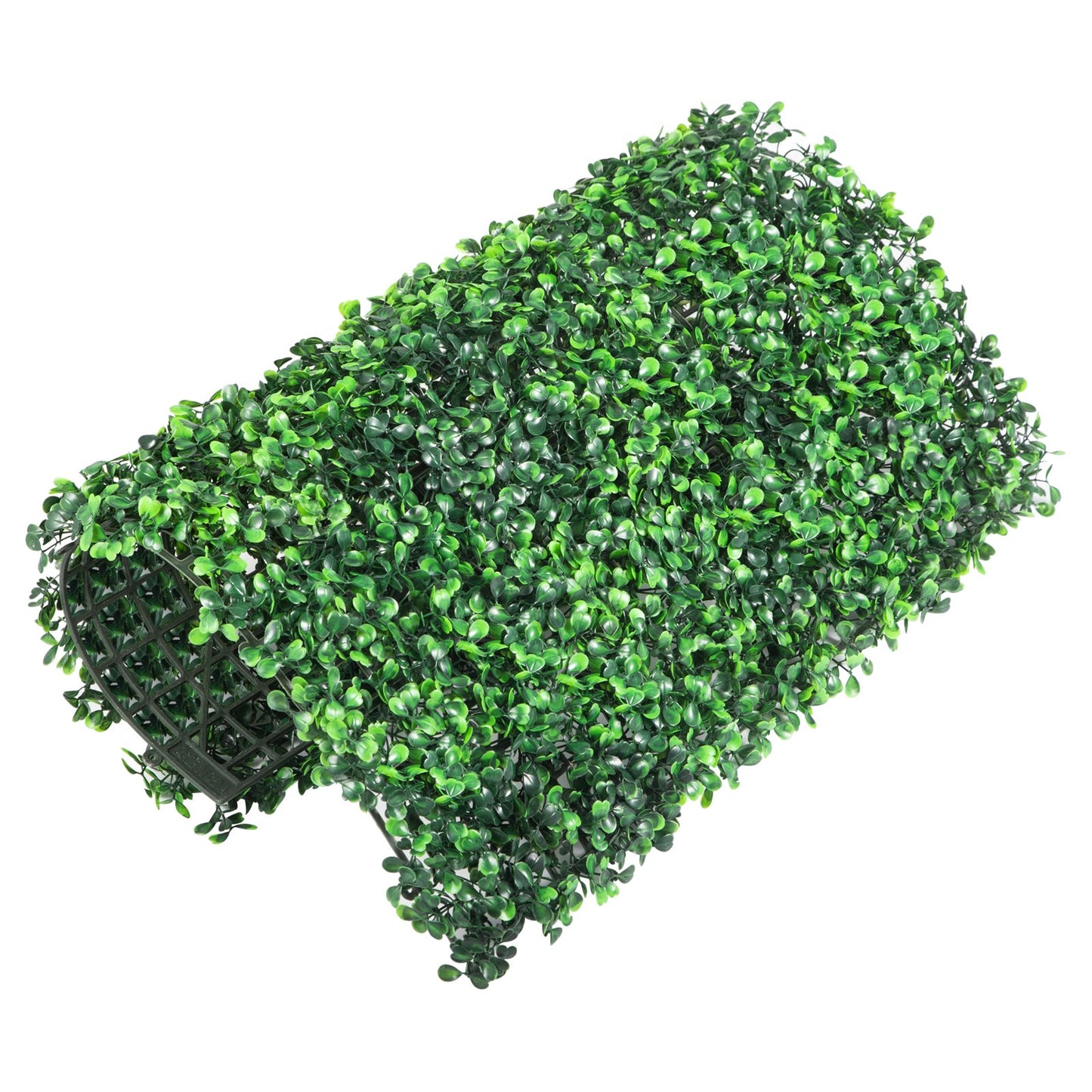 Künstliche Buchsbaumplatte UV, 24 Stück Buchsbaumhecken-Wandpaneele, Kunstrasen-Hintergrundwand, 50,8 x 50,8 cm, 4 cm, grüne Graswand, künstliche Hecke für Dekoration, Sichtschutzzaun, für drinnen und draußen, Garten, Hinterhof