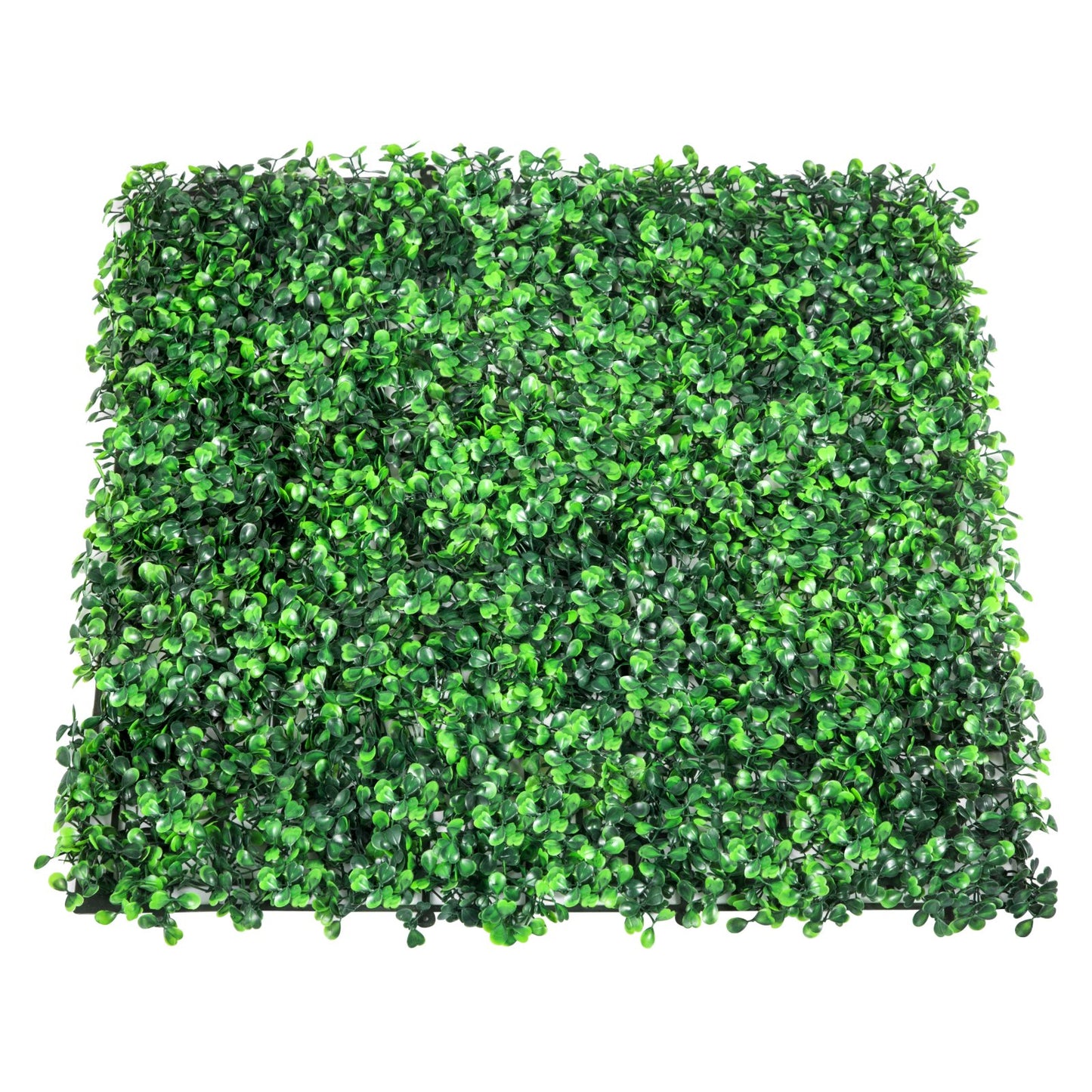 Künstliche Buchsbaumplatte UV, 24 Stück Buchsbaumhecken-Wandpaneele, Kunstrasen-Hintergrundwand, 50,8 x 50,8 cm, 4 cm, grüne Graswand, künstliche Hecke für Dekoration, Sichtschutzzaun, für drinnen und draußen, Garten, Hinterhof
