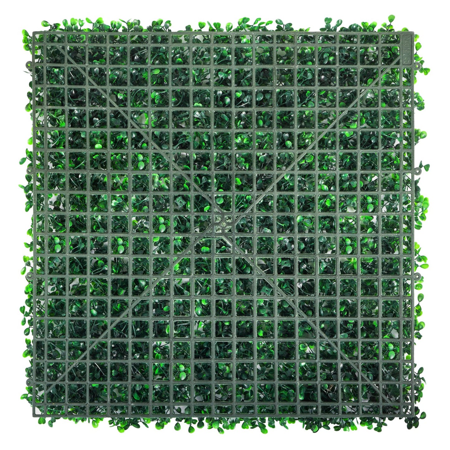 Künstliche Buchsbaumplatte UV, 24 Stück Buchsbaumhecken-Wandpaneele, Kunstrasen-Hintergrundwand, 50,8 x 50,8 cm, 4 cm, grüne Graswand, künstliche Hecke für Dekoration, Sichtschutzzaun, für drinnen und draußen, Garten, Hinterhof