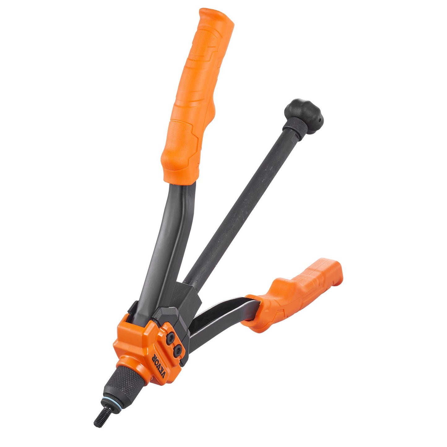 Nitmutterverktyg, 14” Rivnut Tool Kit med 7 ST Metriska och SAE dorn, 70 ST Assorted Nit Mutter, 10-24, 1/4-20, M6, 5/16-18, M8, 3/8-16, M10, Nitmuttersats med robust bärväska