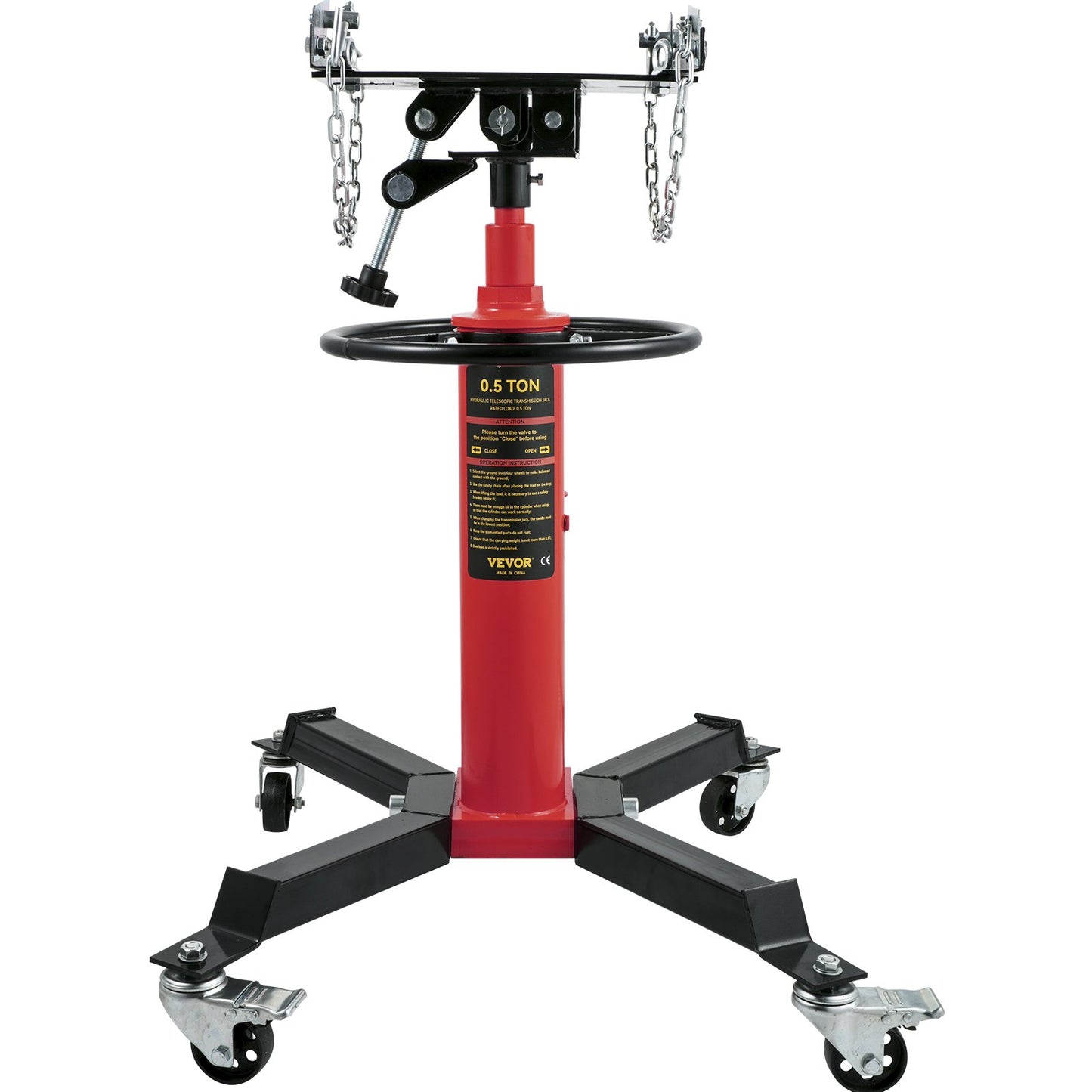 Getriebeheber 1100 lbs 2-stufiges hydraulisches Hochhub-Vertikalteleskop