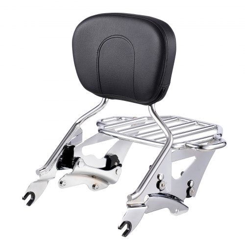 Motorcykel Ryggstöd Sissy Bar med Bagagehållare Harley-Davidson Touring