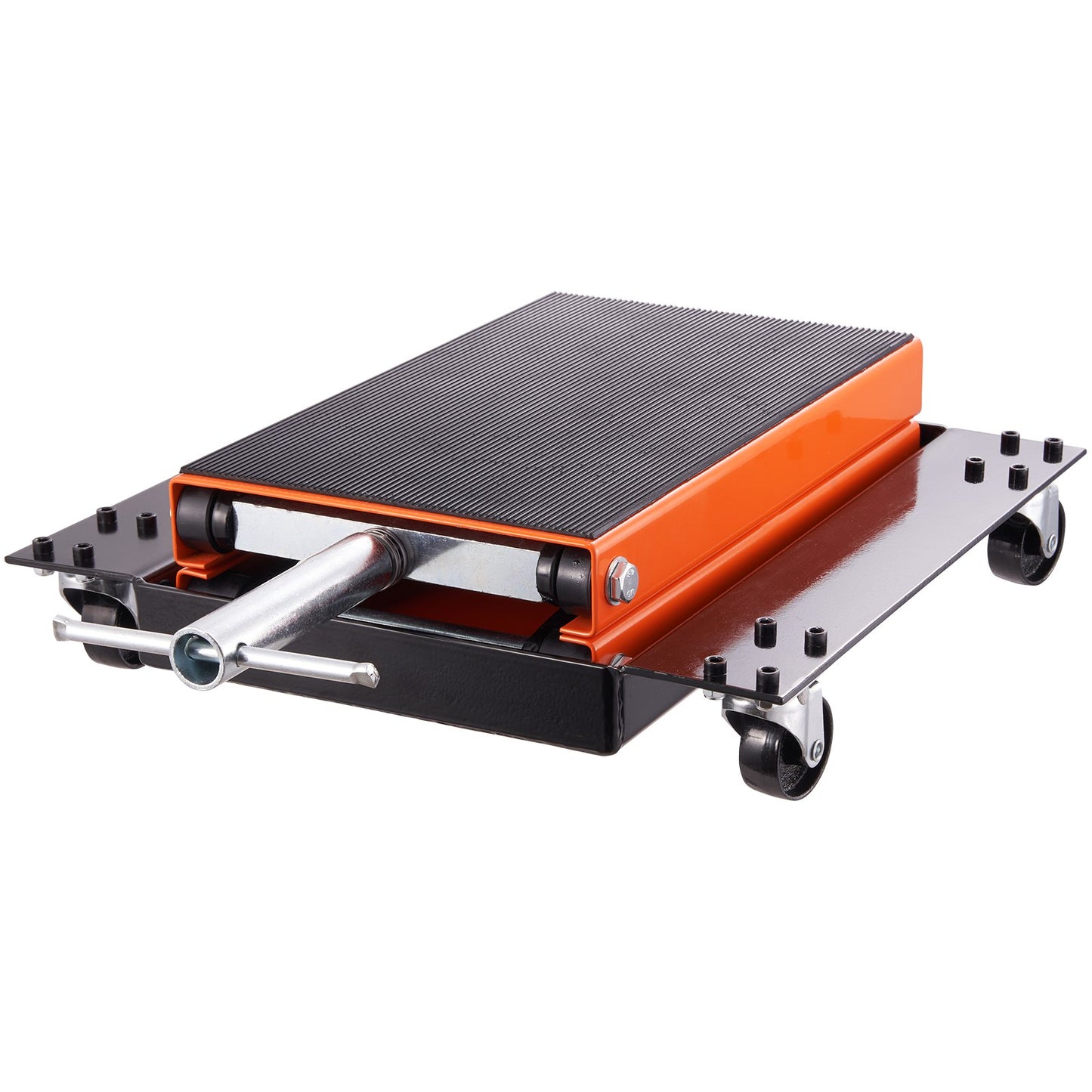 Motorcykellift ATV Scissor Jack Dolly 1100 lbs Wide Deck & Hand Crank