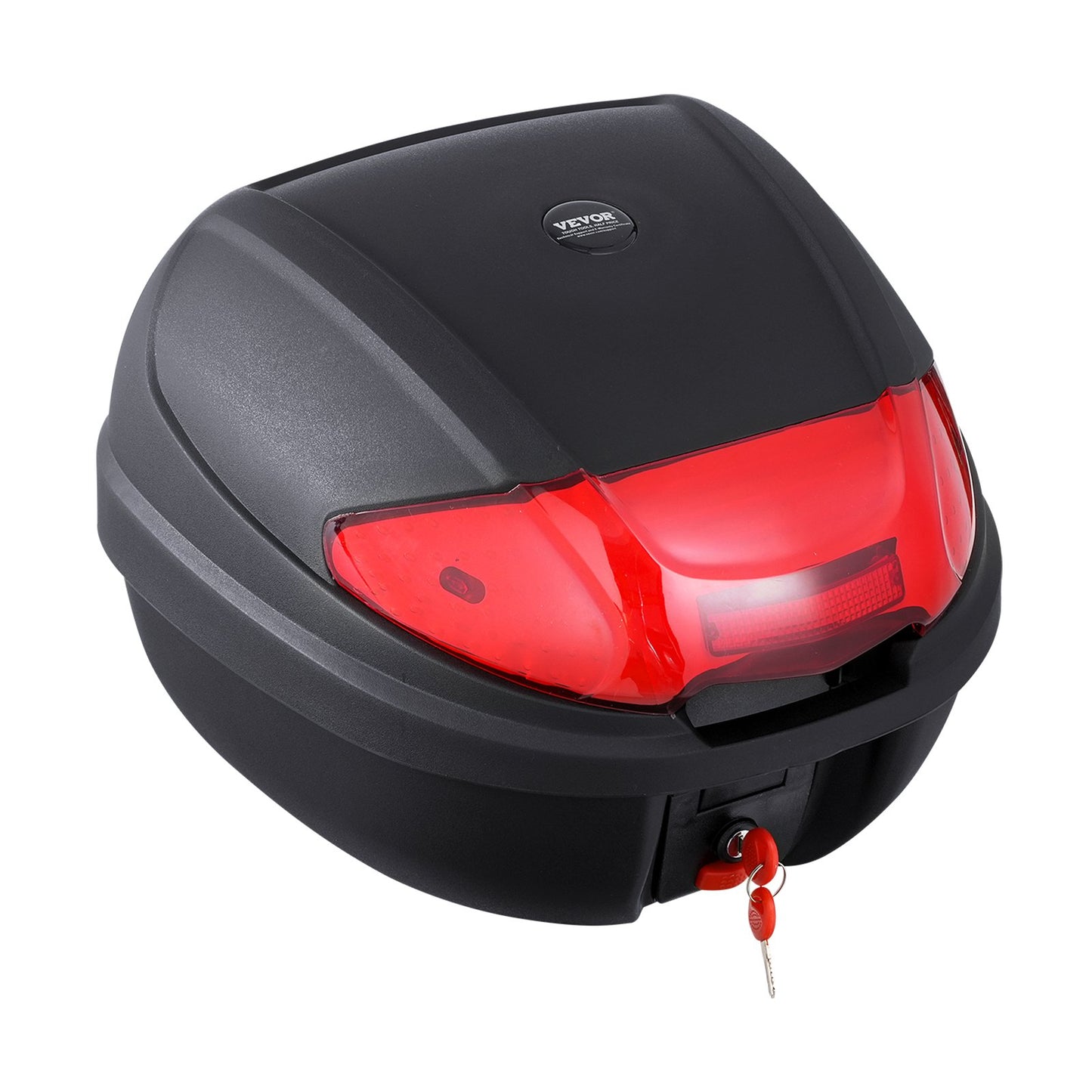 38L Motorcycle Top Case Universal Motorbike Tail with reflective panel