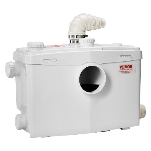 Maceratorpump 1200W 48 GPM Flöde 33 fot Höjdlyft för toalett, källarhandfat | EU