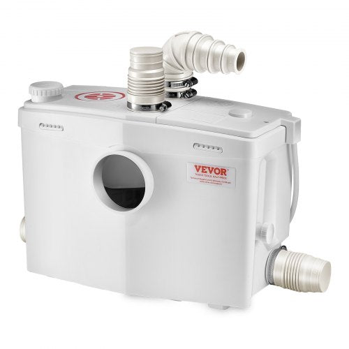 Maceratorpump 1200W 48 GPM Flöde 33 fot Höjdlyft för toalett, källarhandfat | EU