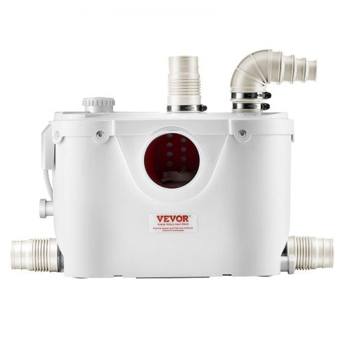 Maceratorpump 500W 29 GPM Flöde 26 ft Höjdlyft för toalett/källarhandfat | EU