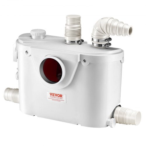 Maceratorpump 500W 29 GPM Flöde 26 ft Höjdlyft för toalett/källarhandfat | EU