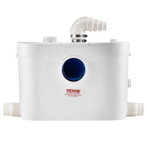 Zerhackerpumpe, 900 W, 48 GPM Durchfluss, 40 Fuß Hubhöhe für Toilette/Kellerspüle | EU