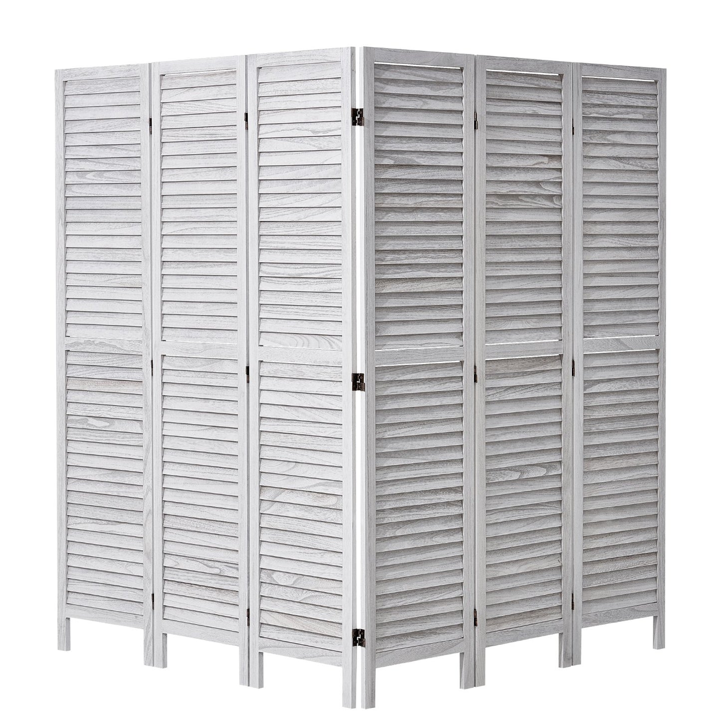 Wood Room Divider Wood Privacy Screen 6 Panel Room Divider