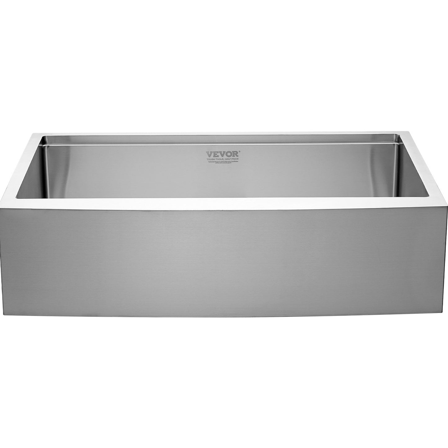 Farmhouse Sink, 304 Stainless Steel Undermount Sinks, Top Mount Single Bowl Sink with Ledge and Accessories, Household Sinks for Workstation, Prep Kitchen and Bar Counter, 36 Inch