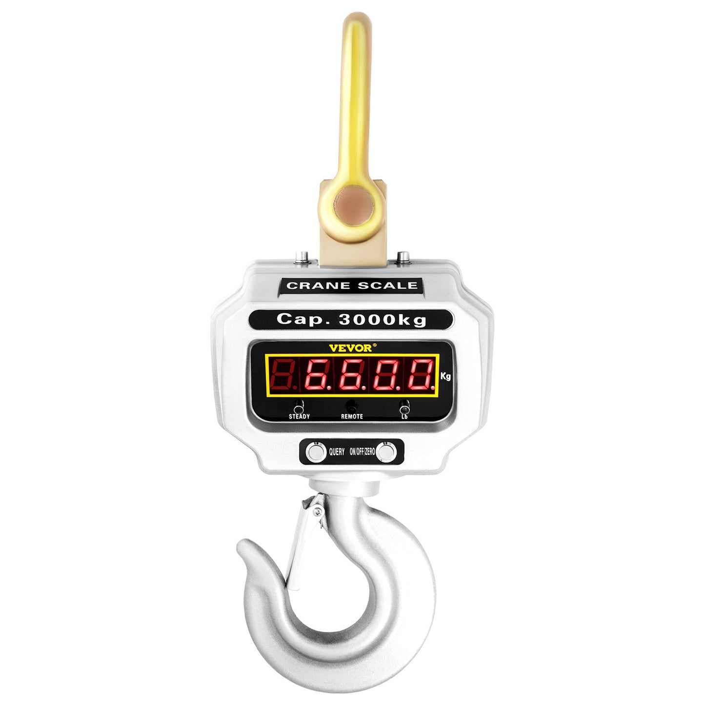 3000kg 6000lbs Digital Crane Scale Crane Scale Crane Scale Digital hanging scale in aluminum, LCD display