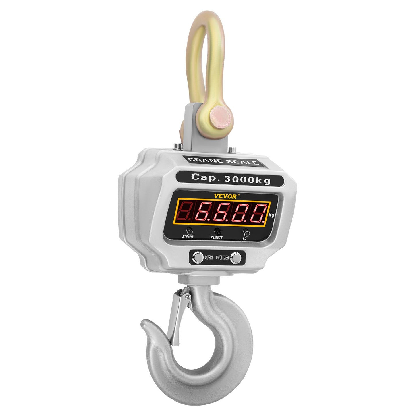 3000kg 6000lbs Digital Crane Scale Crane Scale Crane Scale Digital hanging scale in aluminum, LCD display