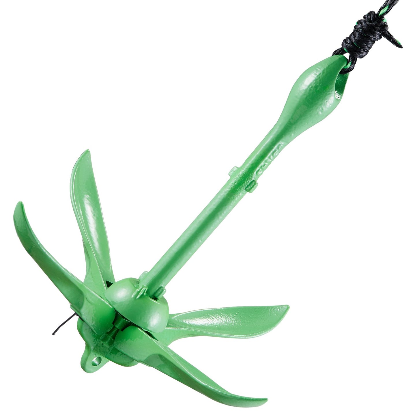 Kajakankarsats, 3,5 lb Paddle Board Anchor Kit med 26,2 ft/8 m rep och boj, hopfällbart småbåtsankare med förvaringsväska och fästkrok, kajaktillbehör för kajaker, småbåtar, kanoter