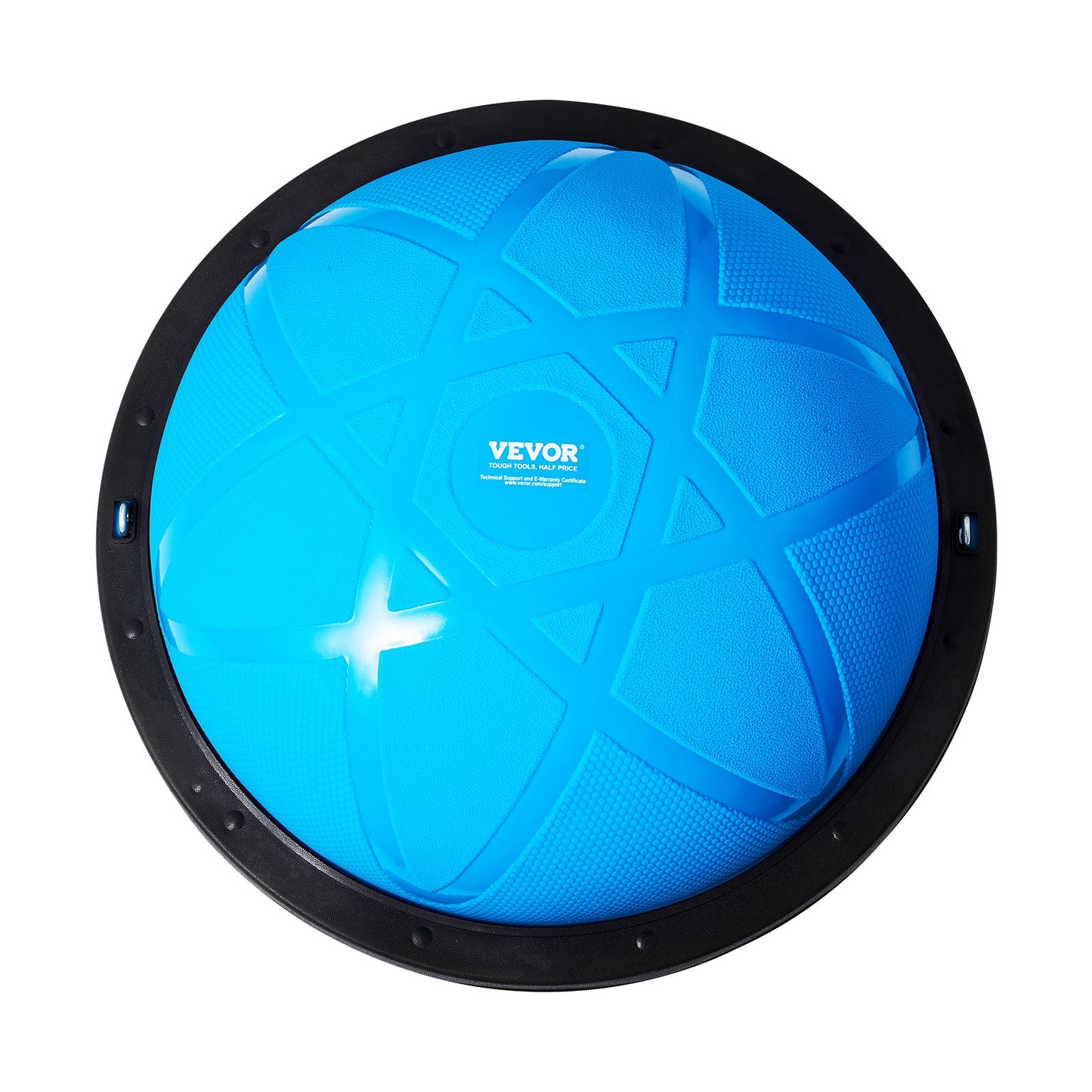 23" Half Exercise Ball Trainer Yoga Balance Stability Ball Resistance Band