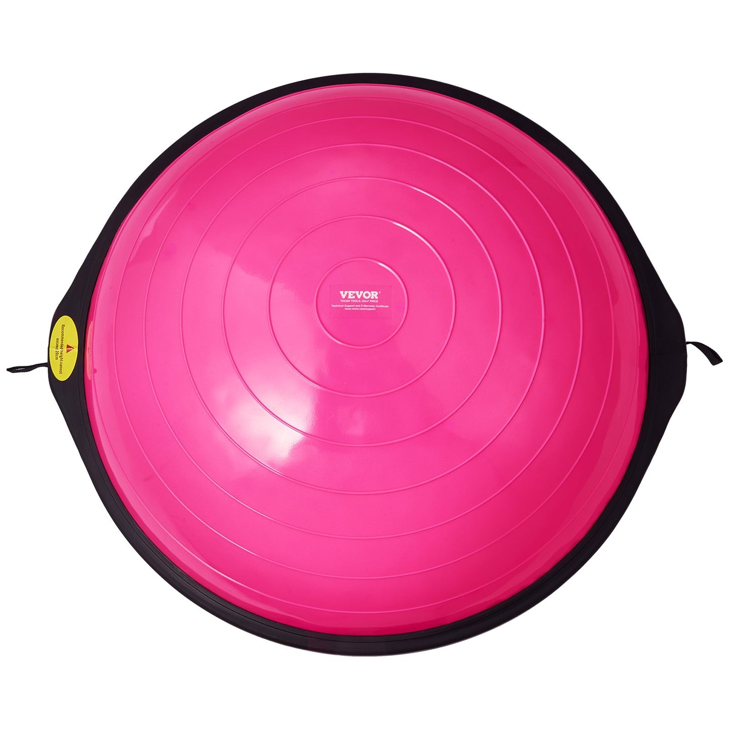 26" Half Exercise Ball Trainer Yoga Balance Stability Ball Resistance Band