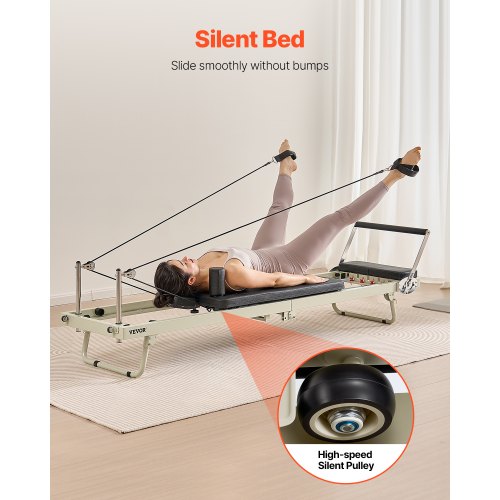 Faltbares Pilates Reformer Pilates-Gerät Heim-Fitnessstudio-Trainingsgerät | EU