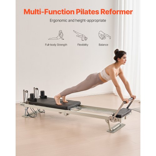 Faltbares Pilates Reformer Pilates-Gerät Heim-Fitnessstudio-Trainingsgerät | EU