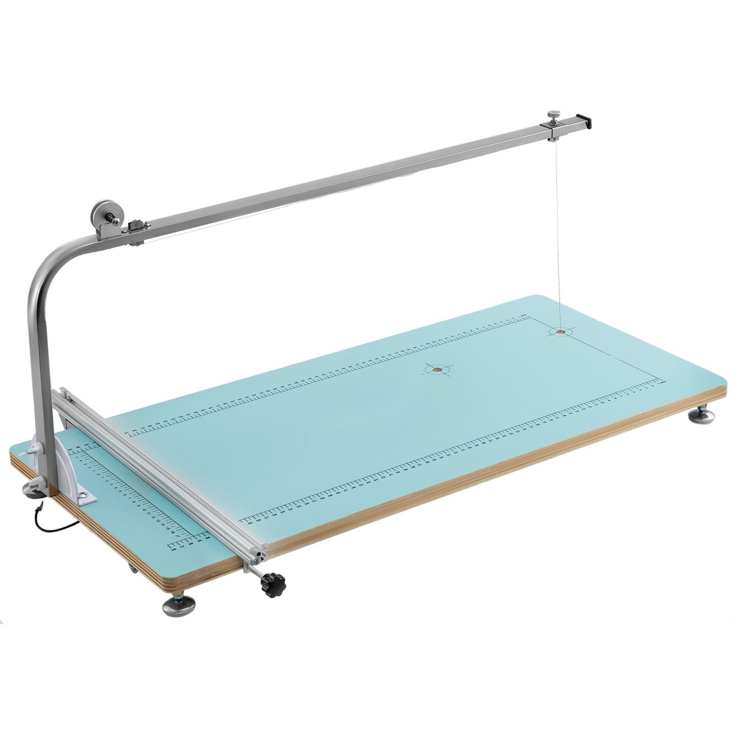 Foam Cutting Machine Hot Wire Foam Cutter Peeled Workbench Styrofoam Cutter Adjustable Angle for Foam Sponge KT Board Foam Carving Modeling...