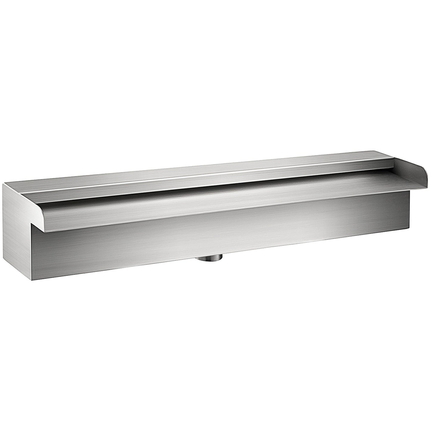 11,8" x 4,5" x 3,1" dekorativ vattenfallspoolfontän i rostfritt stål för trädgårdsdamm inomhus och utomhus