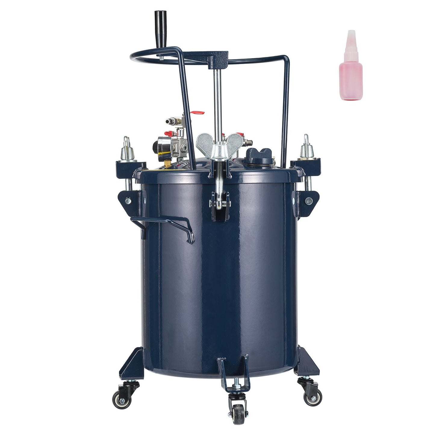 Spray Paint Pressure Pot Tank, 30L/8gal Air Paint Pressure Pot med manuell blandningsomrörare, läckagereparation tätningsmedel för industrin Heminredning Arkitektur Konstruktion Bilmålning, 70PSI Max