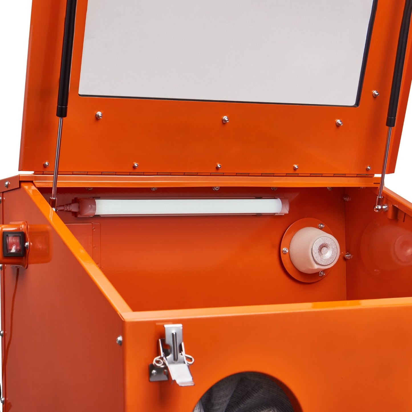 40 gallon sandblasting cabinet Benchtop cabinet with blasting gun 4 nozzle