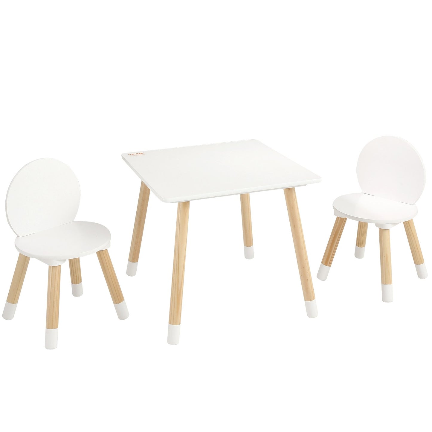 Kids bord och 2 stolar set, småbarn bord och stolar set, barn multiaktivitetsbord för konst, hantverk, läsning, lärande