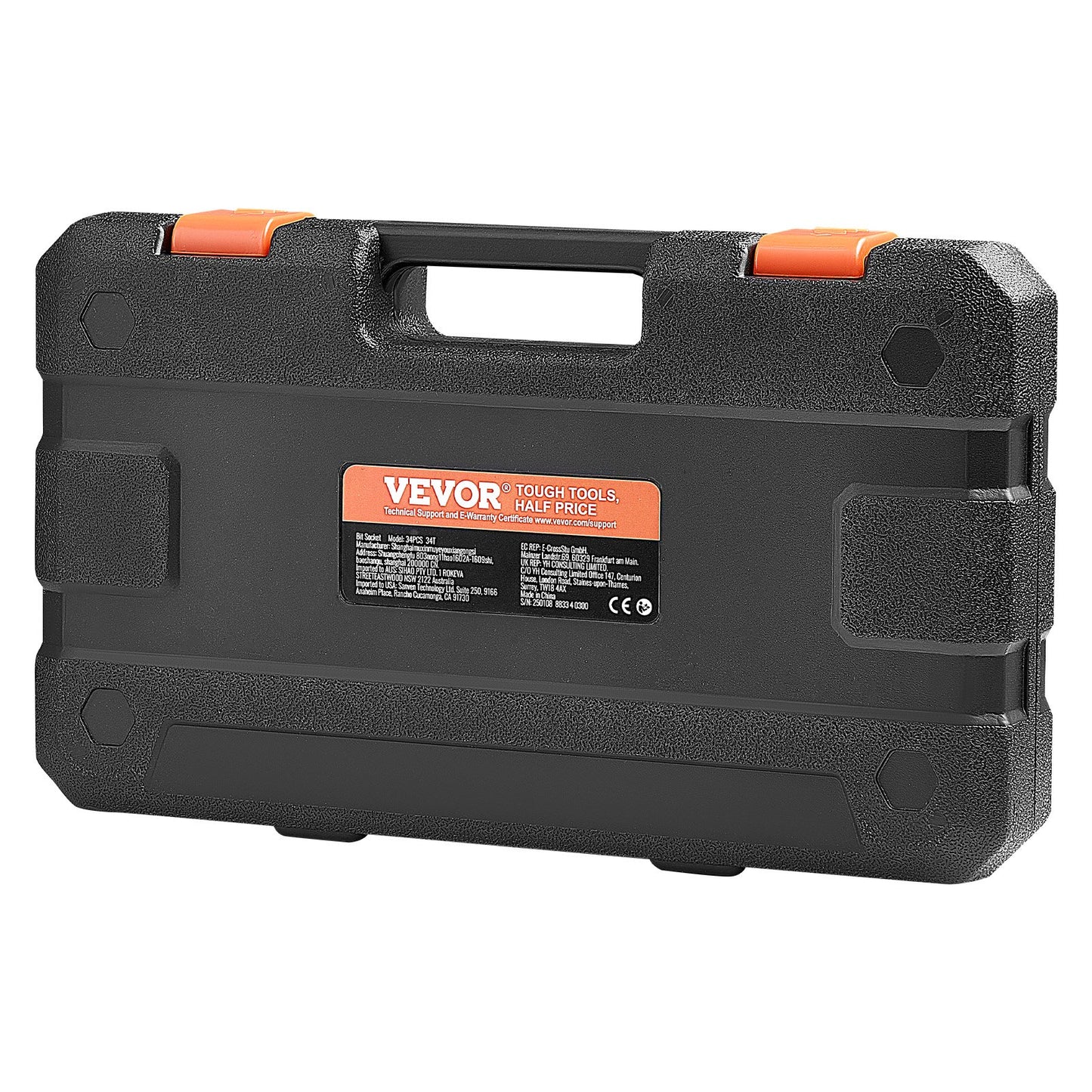 Torx Bits Sockel Set 34-delad Solid Star och manipuleringssäker T6-T70 S2 Legerat stål