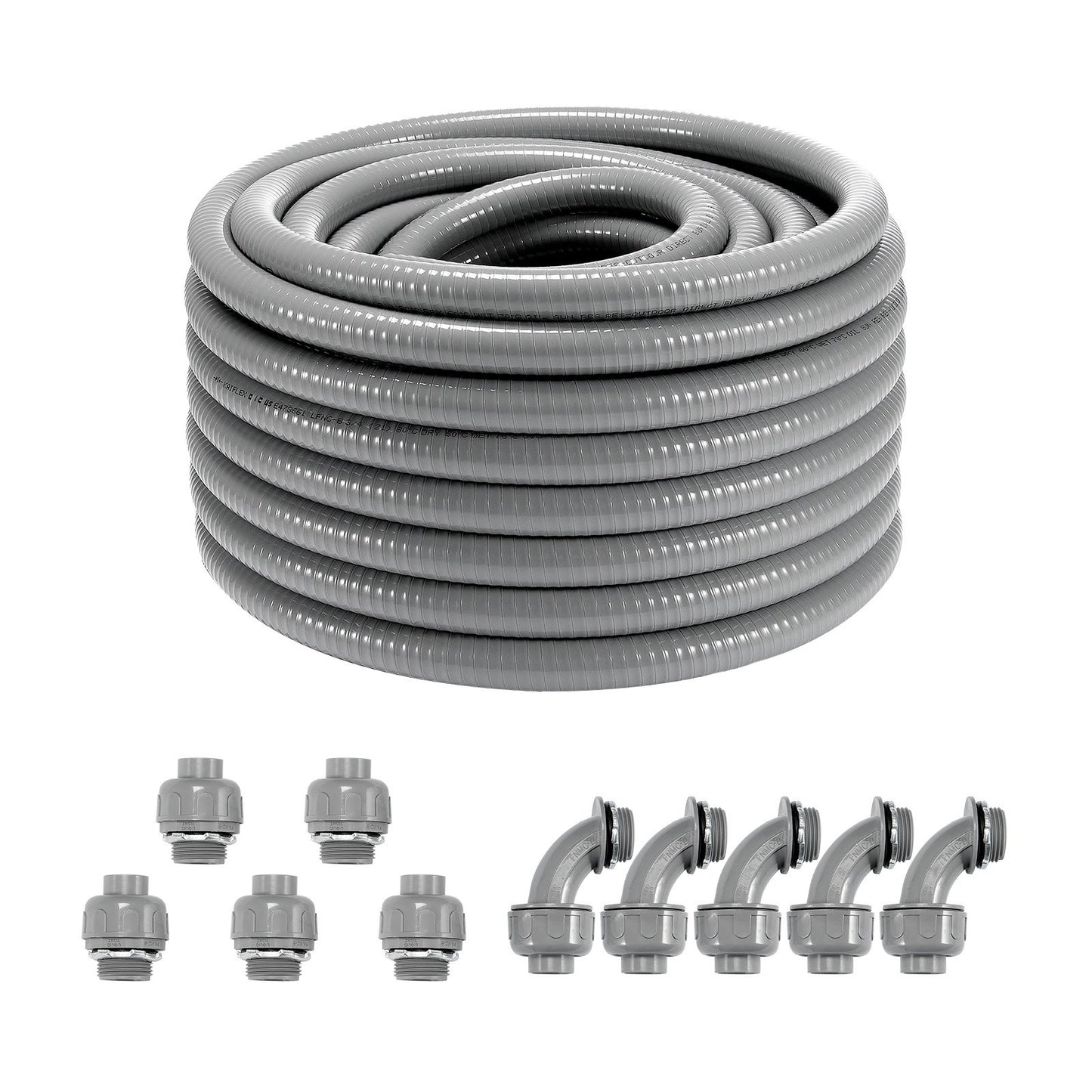 3/4 i flexibel vätsketät elektrisk PVC-ledning 100 fot icke-metallisk