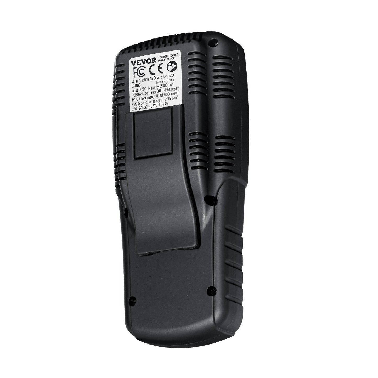 8-IN-1 luftkvalitetsmätare PM1.0/2.5/10 HCHO TVOC fuktighetsmätare