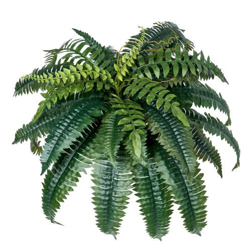2 pcs artificial Boston ferns plastic fern 35 branches indoor outdoor decor | EU