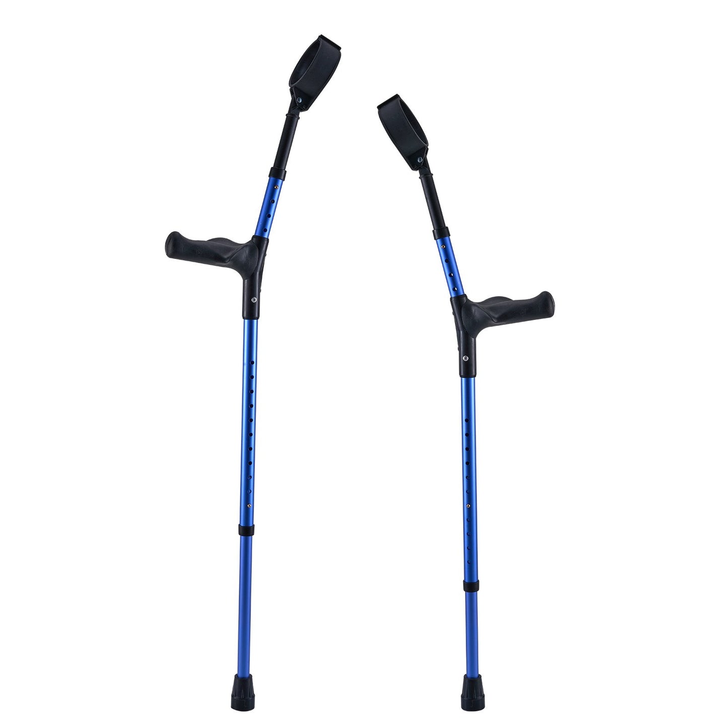Underarmskryckor Gåkryckor i aluminium med justerbar höjd och manschetter