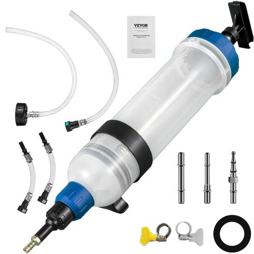 Getriebeölpumpe, manuelles ATF-Nachfüllsystem, Spender, Öl- und Flüssigkeitsabsauger, 1,5 Liter, großes Fassungsvermögen, Werkzeugsatz für Automatikgetriebeölpumpen mit ATF-Nachfülladaptern | EU