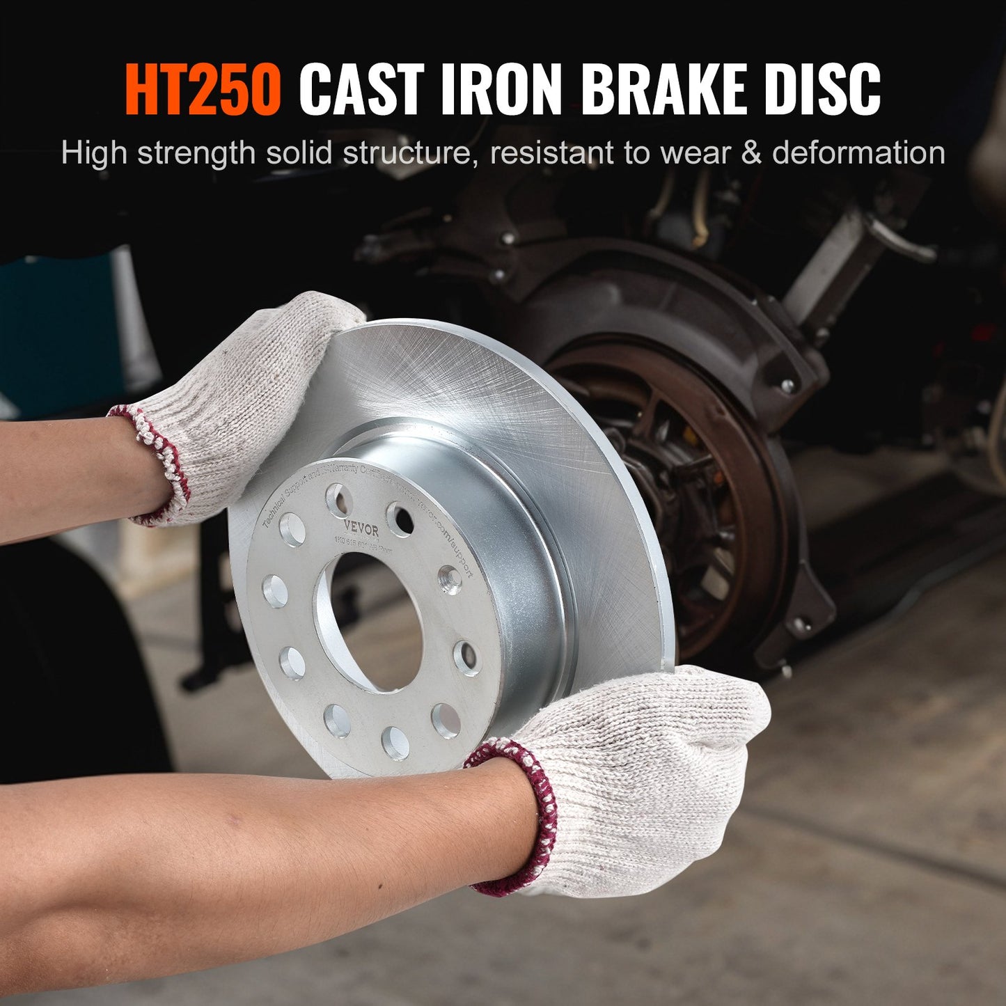 Rear Brake Kit Brake Rotors Brake Pad Replacement Kit for Audi A3(8P)