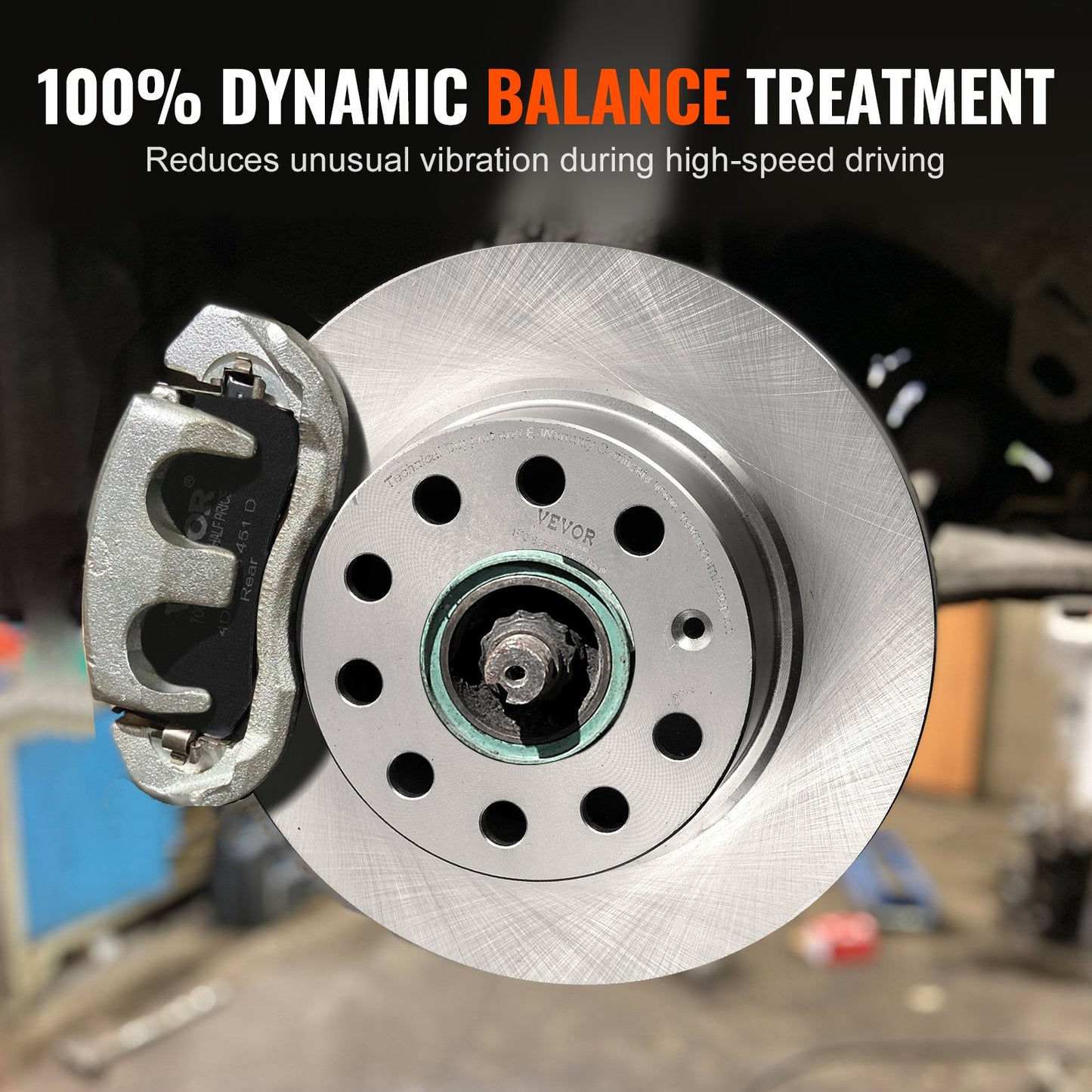 Rear Brake Kit Brake Rotors Brake Pad Replacement Kit for Audi A3(8P)